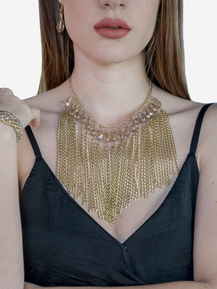 Alice gold necklace
